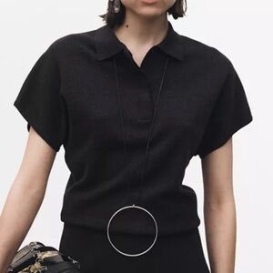 Mango Black Women's Blouse